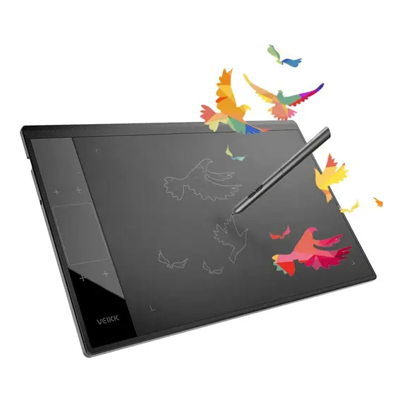 გრაფიკული პლანშეტი Veikk A30 Digital Drawing Tablet Black - Primestore.ge