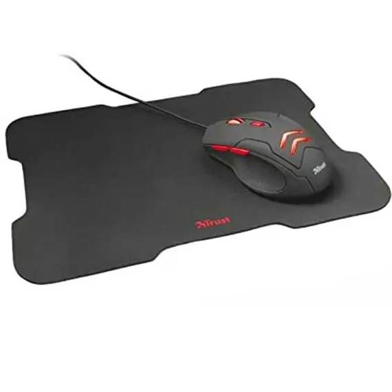 Mouse and mouse Trust Gaming Mouse with Mouse Pad ZiVa