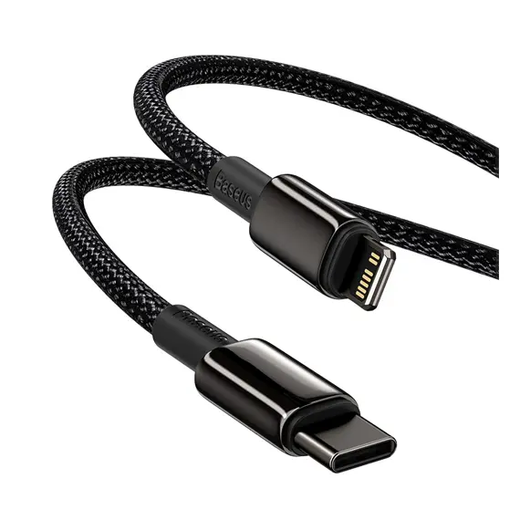 USB კაბელი Baseus Tungsten Gold Fast Charging Data Cable Type-C to Lightning 20W 1m CATLWJ-01 , 2 image - Primestore.ge