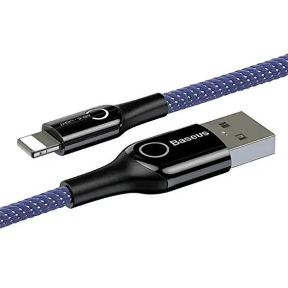 კაბელი Baseus C-shaped Light Intelligent Power-Off Cable CALCD-05 , 2 image - Primestore.ge