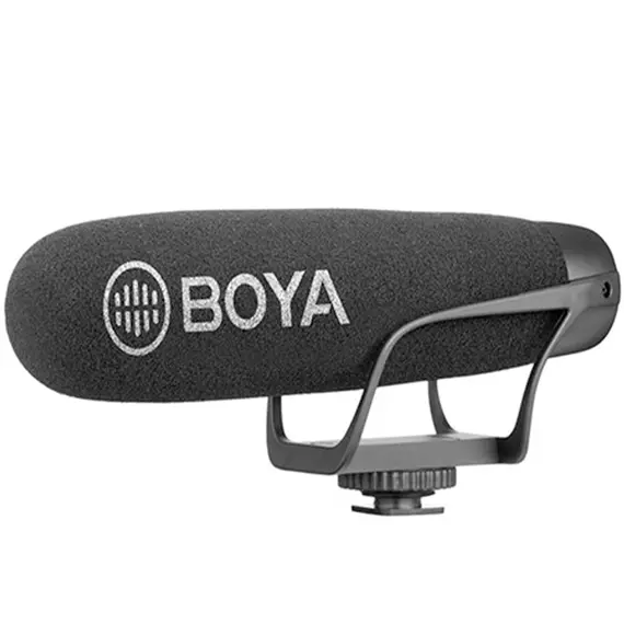 მიკროფონი BOYA BY-BM2021 Cardioid shotgun video microphone  - Primestore.ge