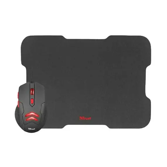 Mouse and mouse Trust Gaming Mouse with Mouse Pad ZiVa, 2 image