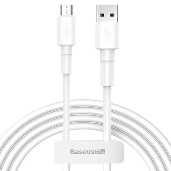 Cable Baseus Mini White Cable Micro USB 4A 1m CAMSW-D