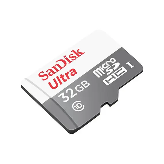 მეხსიერების ბარათი SanDisk 32GB Ultra MicroSD/HC UHS-I Card 100MB/S Class 10 SDSQUNR-032G-GN3MN , 2 image - Primestore.ge