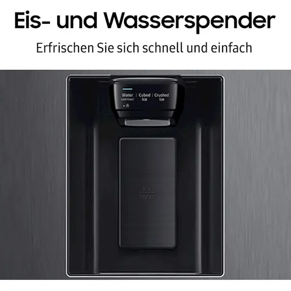 მაცივარი Samsung RS67A8510B1/WT -  178x92x72, SBS, Dispenser , 634 Litres, Smart Conversion, TwinCooling, BLACK , 4 image - Primestore.ge