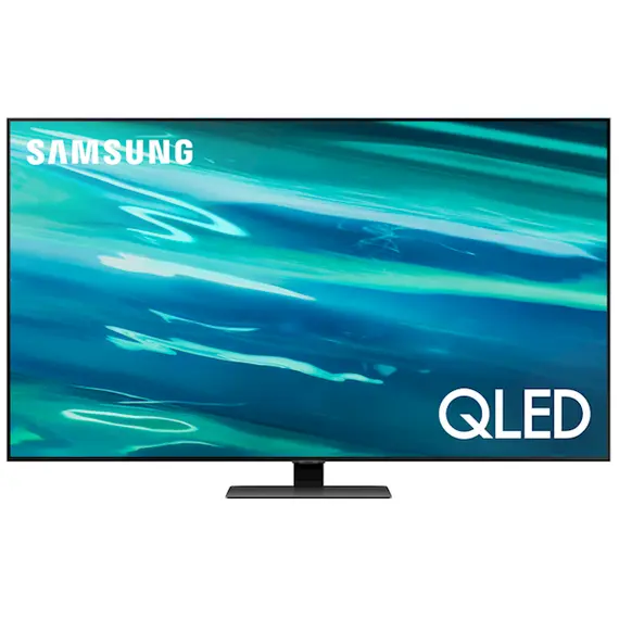TV Samsung TV 55''(140cm)/ QE55Q80AAUXUA QLED FLAT Smart 4K 3840x2160; Quantum HDR 10+; HDMIx3; USBx2; CI+; Wi-Fi 5; BT4.2; DVB-T2/C/S2