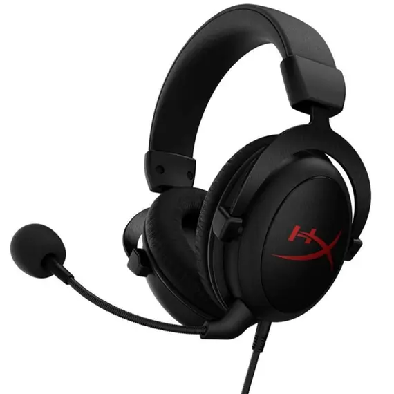 Headphone HyperX HX-HSCC-2-BK/WW Cloud Core 7.1 Wired On Ear Headphones with Mic (Black)