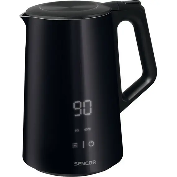 ელექტრო ჩაიდანი Sencor SWK 0590BK  Electric Kettle, Volume 1.7L,50/70/80/90/100 C,  Power Input: 2200 W, Central 360Â° STRIX Connector  - Primestore.ge