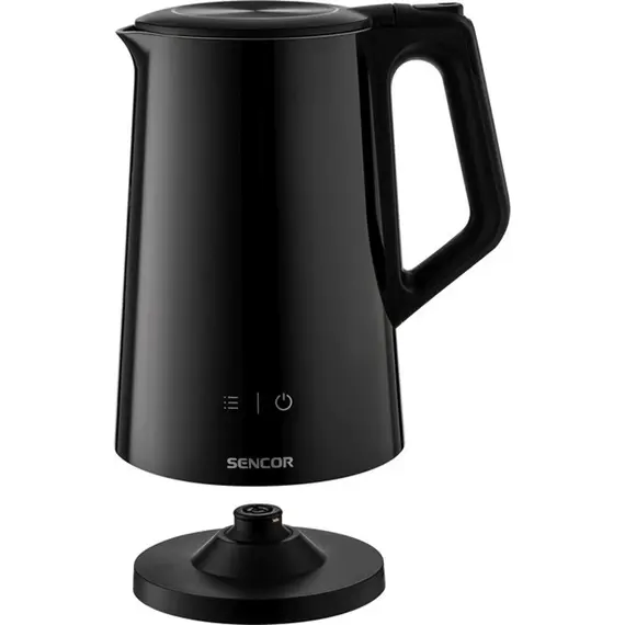 ელექტრო ჩაიდანი Sencor SWK 0590BK  Electric Kettle, Volume 1.7L,50/70/80/90/100 C,  Power Input: 2200 W, Central 360Â° STRIX Connector , 2 image - Primestore.ge