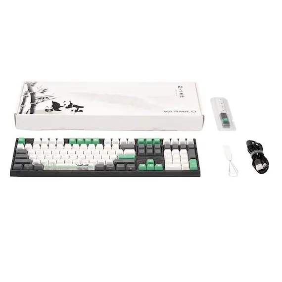 კლავიატურა Varmilo Keyboard VA108M Panda R2, Cherry MX Red , 7 image - Primestore.ge