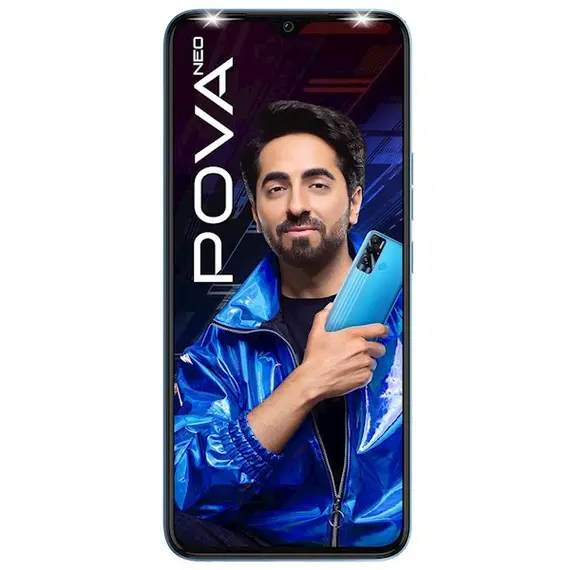 Mobile phone TECNO Smartphone POVA NEO (LE6h) 6/128Gb Dual SIM Geek Blue, 2 image