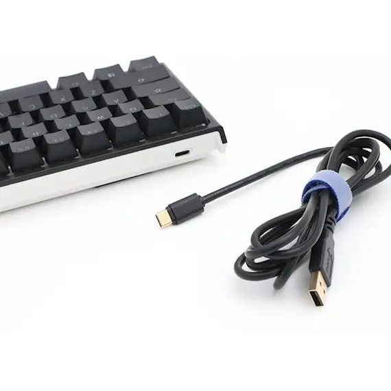 Keyboard Ducky Keyboard One 2 Mini, Cherry Silent Red, RGB LED, UA/RU, Black-White, 4 image