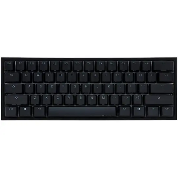 Keyboard Ducky Keyboard One 2 Mini, Cherry Silent Red, RGB LED, UA/RU, Black-White