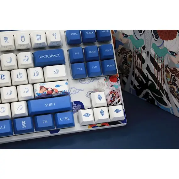 Keyboard Varmilo Keyboard VA87M Lovebirds-I, Cherry MX Silent Red, EU, 3 image