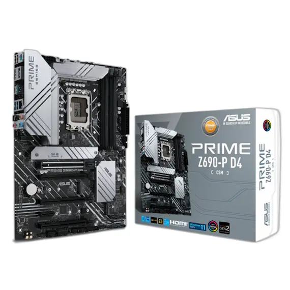 დედა დაფა ASUS PRIME_Z690-P_D4/CSM s1700 Z690 4xDDR4 M.2 HDMI-DP CSM ATX  - Primestore.ge