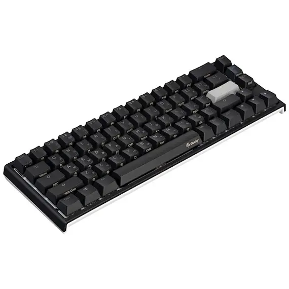 კლავიატურა Ducky Keyboard  One 2 SF, Cherry Silent Red, RGB LED, RU, Black-White - Primestore.ge