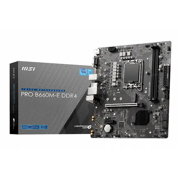 Motherboard MSI PRO_B660M-E_DDR4 s1700 B660 2xDDR4 M.2 HDMI-VGA ATX, 4 image
