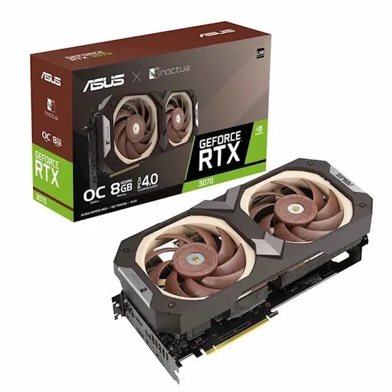ვიდეო დაფა ASUS GeForce RTX3070 8GB GDDR6 NOCTUA LHR  - Primestore.ge