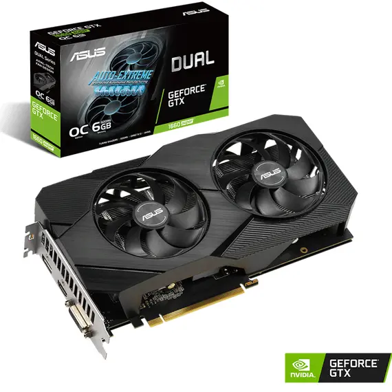 Video board ASUS VGA GeForce GTX1660 SUPER 6GB GDDR6 TUF GAMING OC