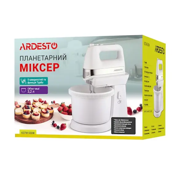 მიქსერი Ardesto Mixer KSTM-500W , 6 image - Primestore.ge