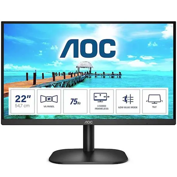 მონიტორი AOC 21,5" LCD 22B2H/EU  - Primestore.ge