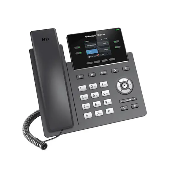 IP ტელეფონი Grandstream GRP2612 Carrier-Grade IP Phones 2+2  line keys 2 SIP accounts 16 Digital BLF and Speed Dial keys HD , 2 image - Primestore.ge