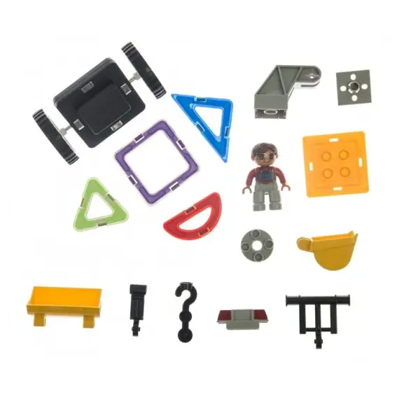 კონსტრუქტორი Magplayer Designer magnetic set 64 e. MPT-64 , 4 image - Primestore.ge