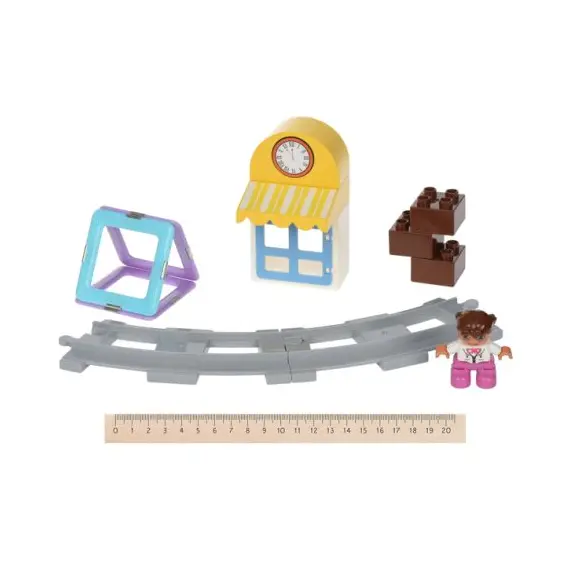 კონსტრუქტორი Magplayer Designer Train 77 e. MPH2-77 , 2 image - Primestore.ge