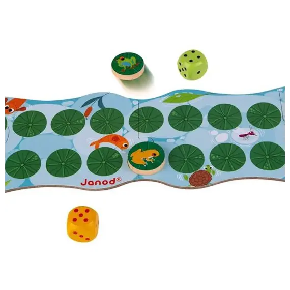 სამაგიდო თამაში Janod Racing board game - Fast & Frog , 4 image - Primestore.ge