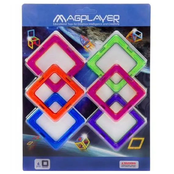 კონსტრუქტორი Magplayer Additional set of 6 e. MPC-6  - Primestore.ge
