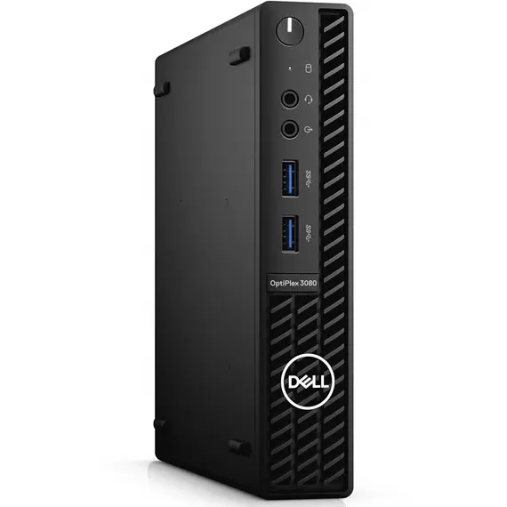 პროცესორი Dell OptiPlex 3080 MFF / i3-10100T /1x4GB 2666Hz/128GB SSD 1TB HDD/Wi-Fi 6+BT5/Dust cover/65W/1xCOM Port/Ubuntu/2Yrw  - Primestore.ge