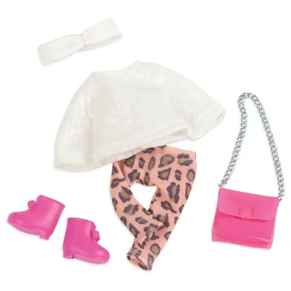 თოჯინის ტანსაცმელი LORI LORI 6" DOLL PONCHO OUTFIT LO30008Z , 2 image - Primestore.ge