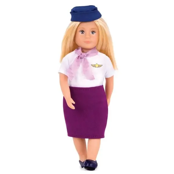 სათამაშო თოჯინა LORI 6' STEWARDESS DOLL, AURIE  - Primestore.ge
