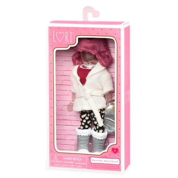 თოჯინების ტანსაცმელი LORI 6" DOLL FURRY HAT OUTFIT  - Primestore.ge