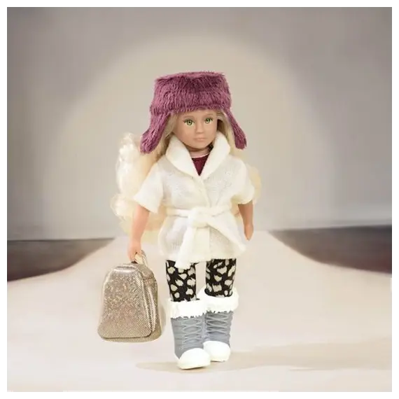 თოჯინების ტანსაცმელი LORI 6" DOLL FURRY HAT OUTFIT , 3 image - Primestore.ge