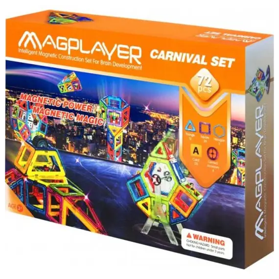 კონსტრუქტორი MagPlayer MPA-72 , 2 image - Primestore.ge