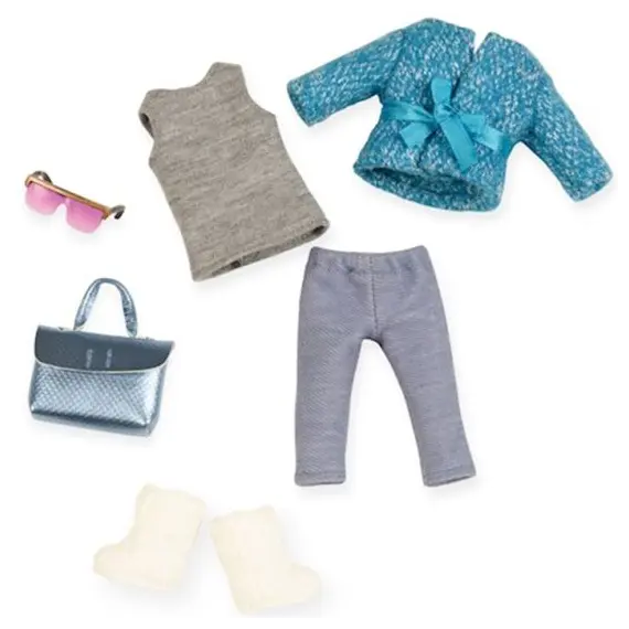 თოჯინის ტანსაცმელი LORI 6" DOLL FURRY COAT OUTFIT , 3 image - Primestore.ge