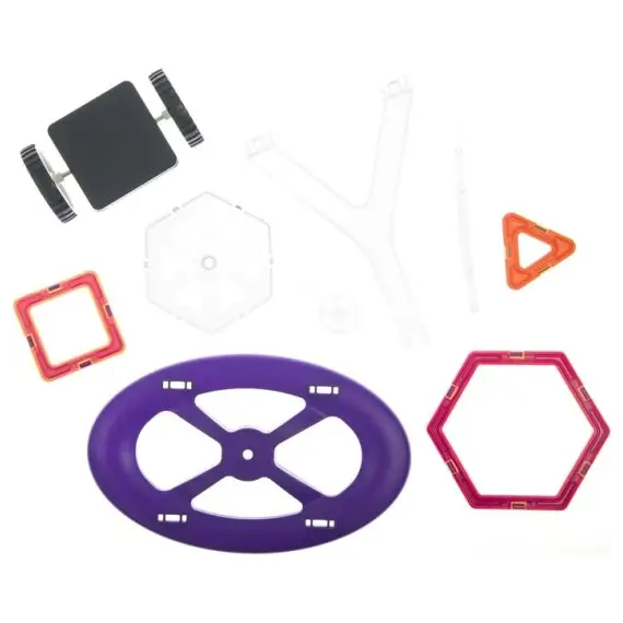 მაგნიტური კონსტრუქტორის ნაკრები Magplayer Designer magnetic set 48 e. MPT-48 , 4 image - Primestore.ge
