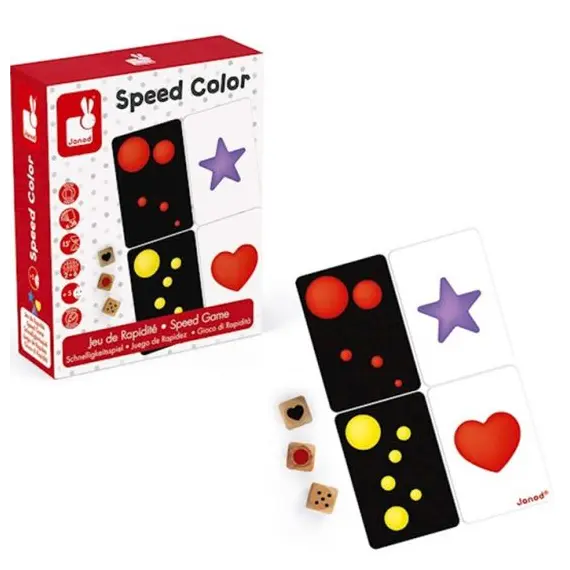 სამაგიდო თამაში Janod Speed game - Speed color , 2 image - Primestore.ge