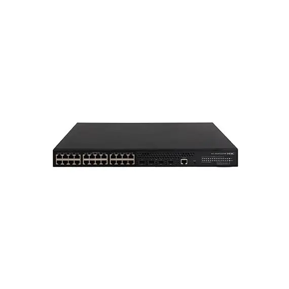 H3C S5024PV3-EI-HPWR L2 Ethernet Switch with 24*10/100/1000Base-T PoE+ Ports(AC 370WDC 740W) and 4*1000Base-X SFP Ports(AC/DC) , 2 image - Primestore.ge