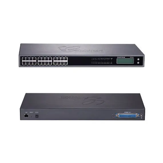 სვიჩი Grandstream GXW4224 24 x RJ11 FXS ports and 1 x 50-pin Telco connector 1 x 10M/100/1000 Mbps auto-sensing RJ45 port G.711 G. 723 G.726 - Primestore.ge