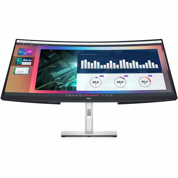 Monitor Dell 34 Curved USB-C Monitor | P3421W - 86.5cm (34")/WQHD 3440 x 1440 (21:9)/300 cd/1 HDMI 1 DisplayPort 1 USB-C/3Yrw, 2 image