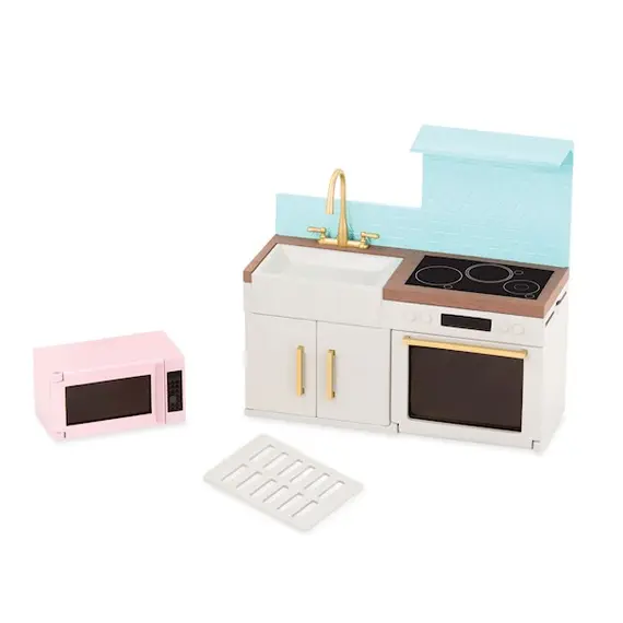თოჯინის ავეჯის ნაკრები LORI DOLL MODERN KITCHEN SET  - Primestore.ge
