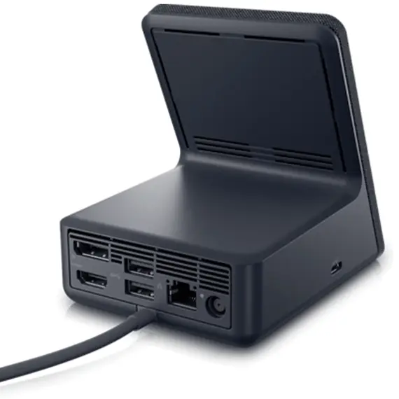 პორტატული დამტენი Dell Dual Charge Dock - HD22Q Wireless charging 1xDP1.4 1xHDMI 2.1 4 x USB 3.2 1 x USB 3.2 Type-C RJ45.  Power Adapter 130W with 90W Delivery , 3 image - Primestore.ge