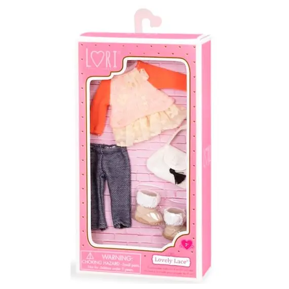 თოჯინის ტანსაცმელი LORI 6" DOLL LACE OUTFIT  - Primestore.ge