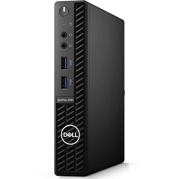 პროცესორი Dell OptiPlex 3080 MFF / i3-10100T /1x4GB 2666Hz/128GB SSD 1TB HDD/Wi-Fi 6+BT5/Dust cover/65W/1xCOM Port/Ubuntu/2Yrw , 2 image - Primestore.ge