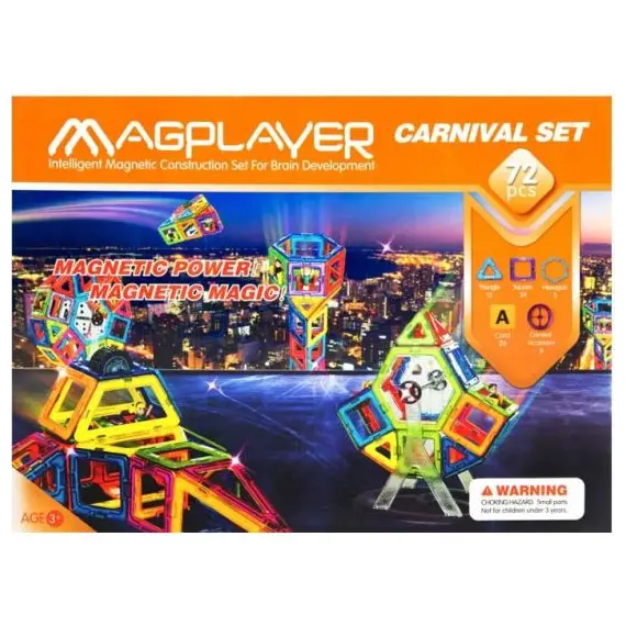 კონსტრუქტორი MagPlayer MPA-72  - Primestore.ge