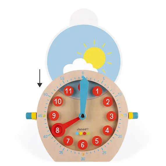 სასწავლო საათი Janod Learn To Tell The Time , 2 image - Primestore.ge