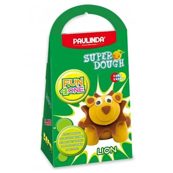სუპერ PAULINDA Super dough Paulinda  Fun 4 one,Lion , 2 image - Primestore.ge