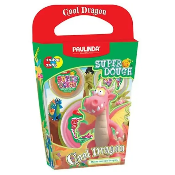 სუპერ PAULINDA Super Dough Paulinda Cool Dragon pink , 2 image - Primestore.ge